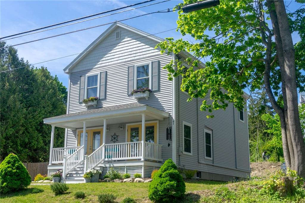 Belfast, Maine Real Estate Listing - Ocean Harbor View Home For Sale 