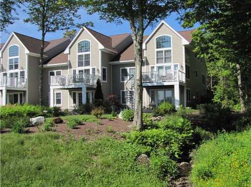 Ocean View Condo with Deepwater Dock Boat Mooring Belfast Maine Real Estate Listing 