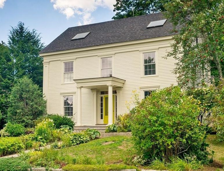 Handsome Greek Revival Home with ocean views for sale - Belfast, Maine 