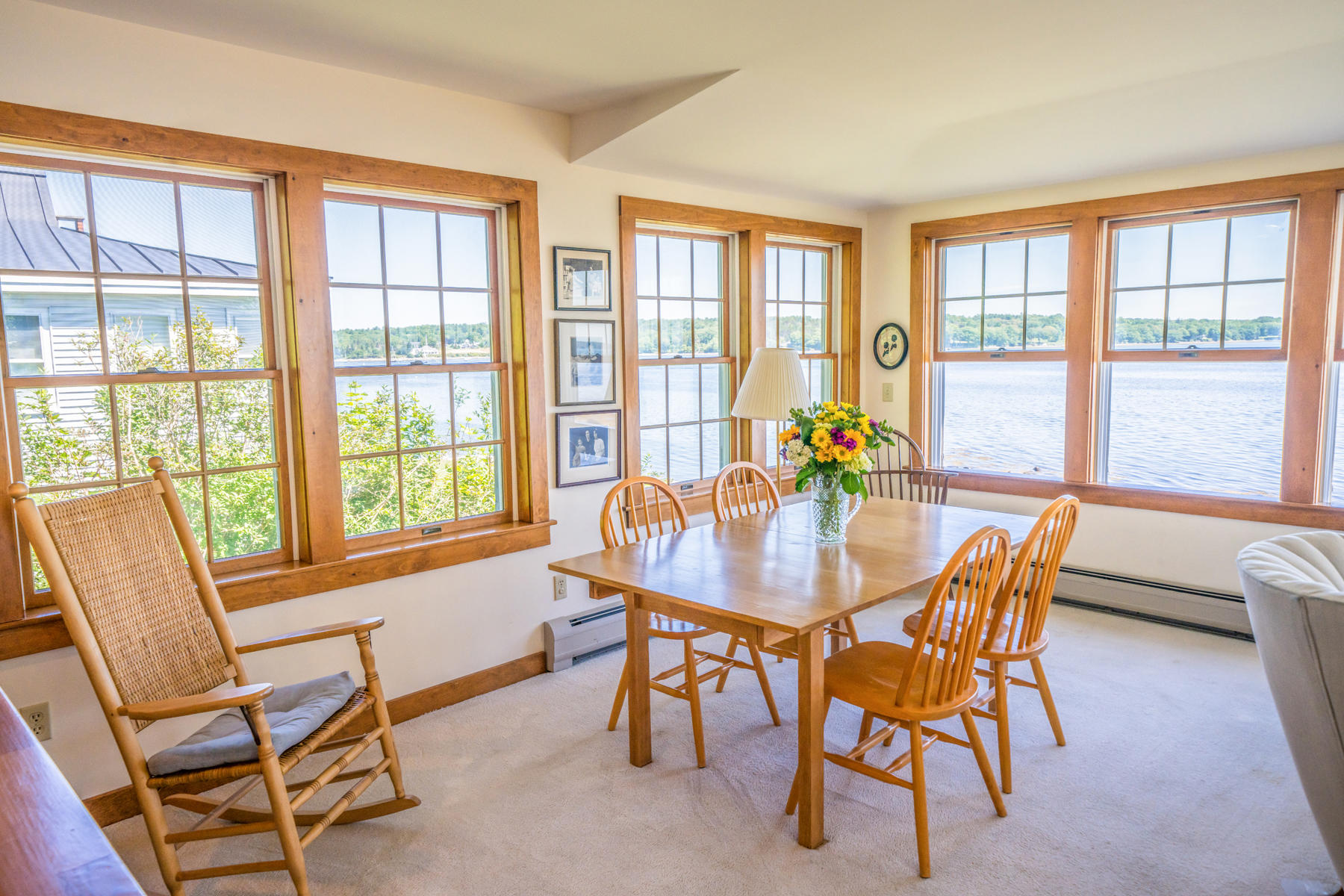Maine Oceanfront Home at Water's Edge Located in one of Belfast's most desirable neighborhoods