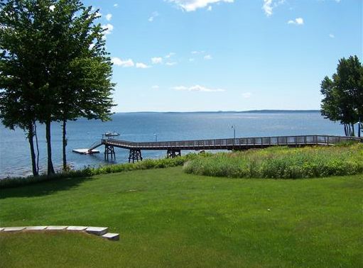 Real Estate Listing - Belfast, Maine - Maine waterfront Condo end unit in oceanfront community with deepwater dock and float