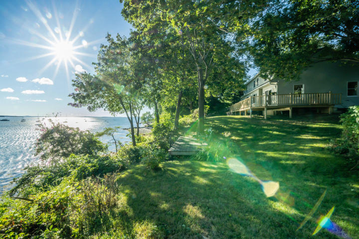 private, in-town oceanfront home tucked off desirable Bayview St - Belfast Maine