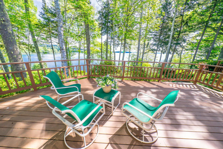 Superb Maine Oceanfront Condo on Penobscot Bay with glorious, wraparound, ocean-view deck
