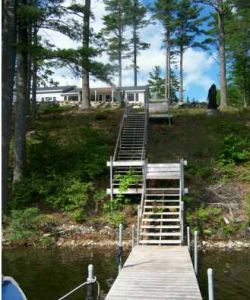 Lakefront Cottage on Fulton Lake in Northfield, Maine near the coast of Maine