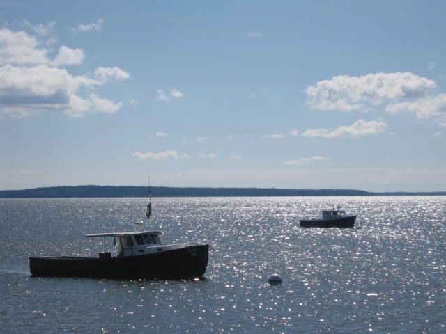 Lobsterboats on the Coast of Maine - Searsport Maine
