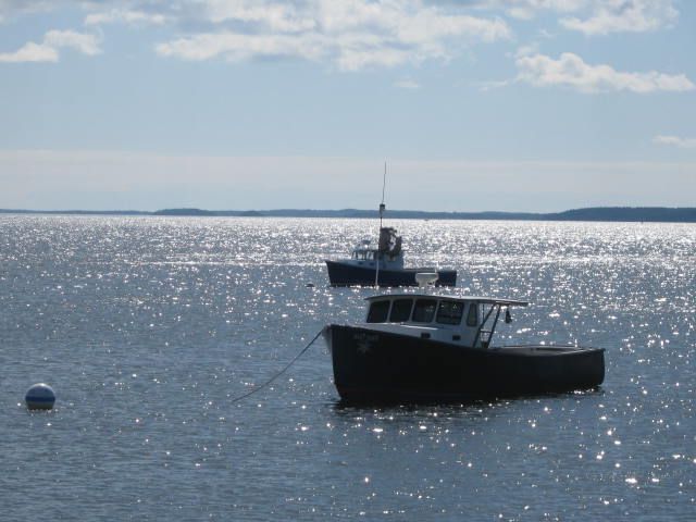 Lobsterboats on the in Searsport Maine