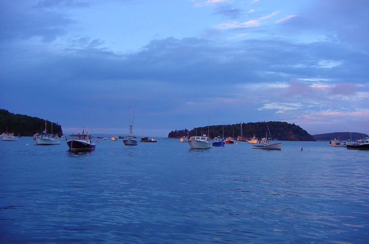 Lobster Boats in Bar Harbor Maine