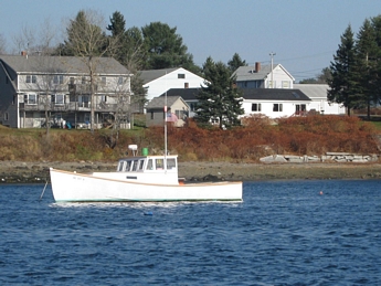 Maine Lobsterboat - Bass Harbor Maine